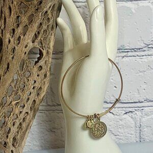 ALEX and ANI - Adjustable Bangle MOM Charm Bracelet